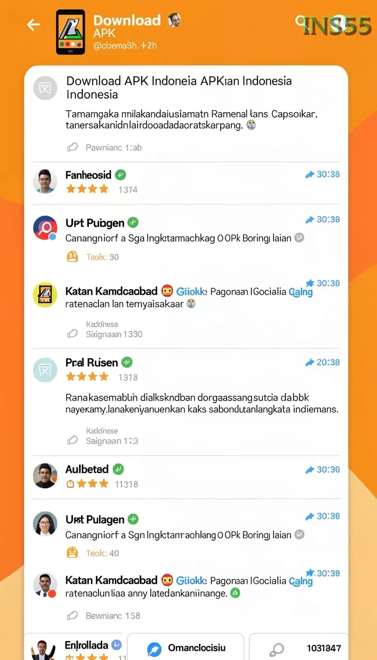 Cuplikan layar MEGA288 — aktivitas