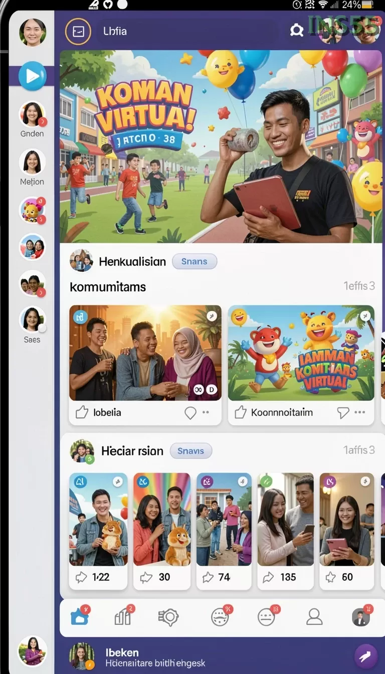 Cuplikan layar MEGA288 — halaman utama