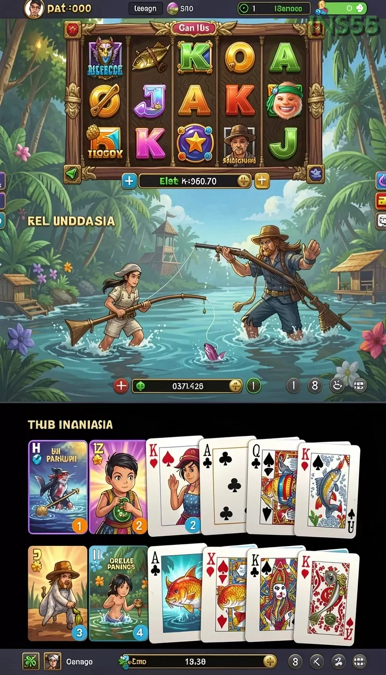 Cuplikan layar IDNSLOT — menu navigasi