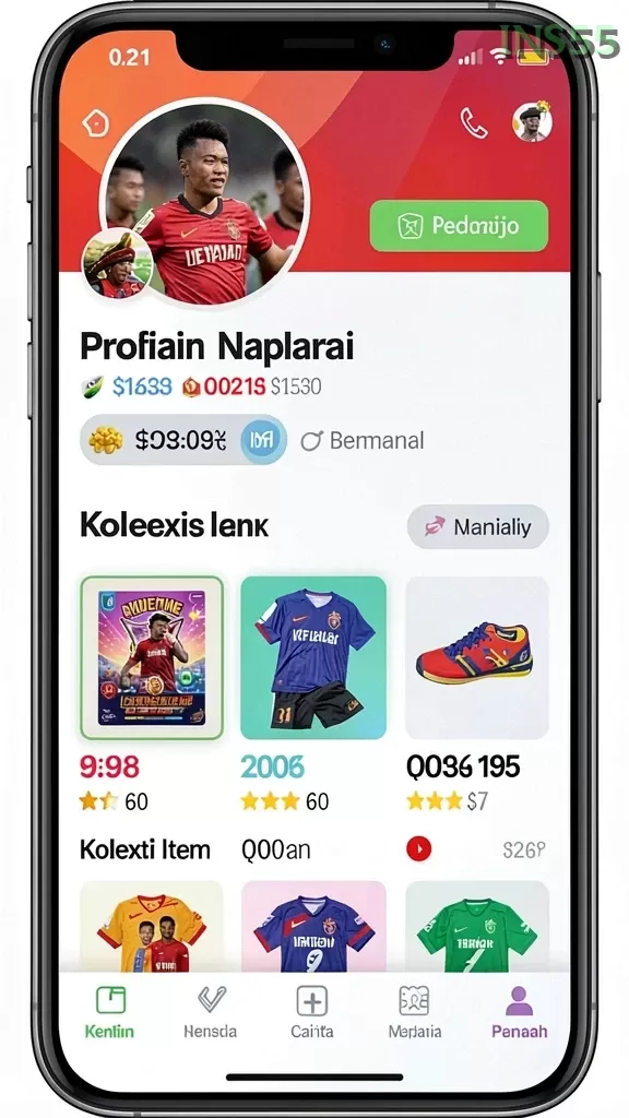 Cuplikan layar KATSU5 — aktivitas